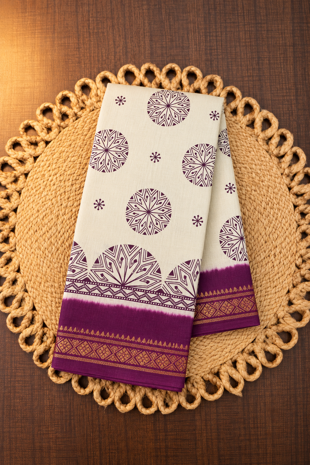 Cotton saree