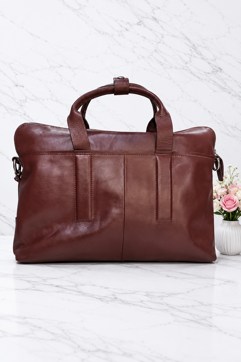 leather laptop bag